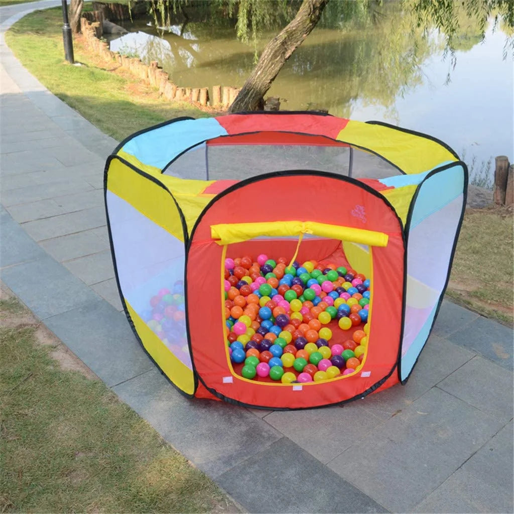 6-Sided Ball Pit Play Tent for Kids M4543