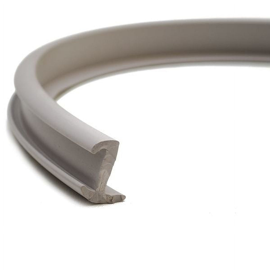 Gray 1 Inch Semi Rigid Vinyl Boat Rub Rail (10 Foot) V254