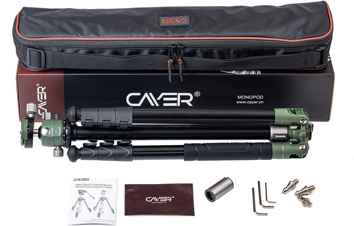 Aluminium 4-Section Camera Tripod with Ball Head V256