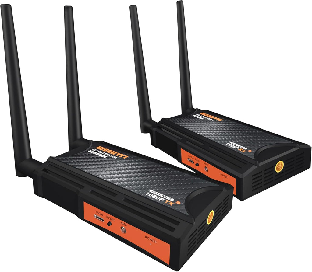Wireless HDMI Transmitter and Receiver Extender with Loop-Out, IR Support, 1080P Full HD 656ft T984