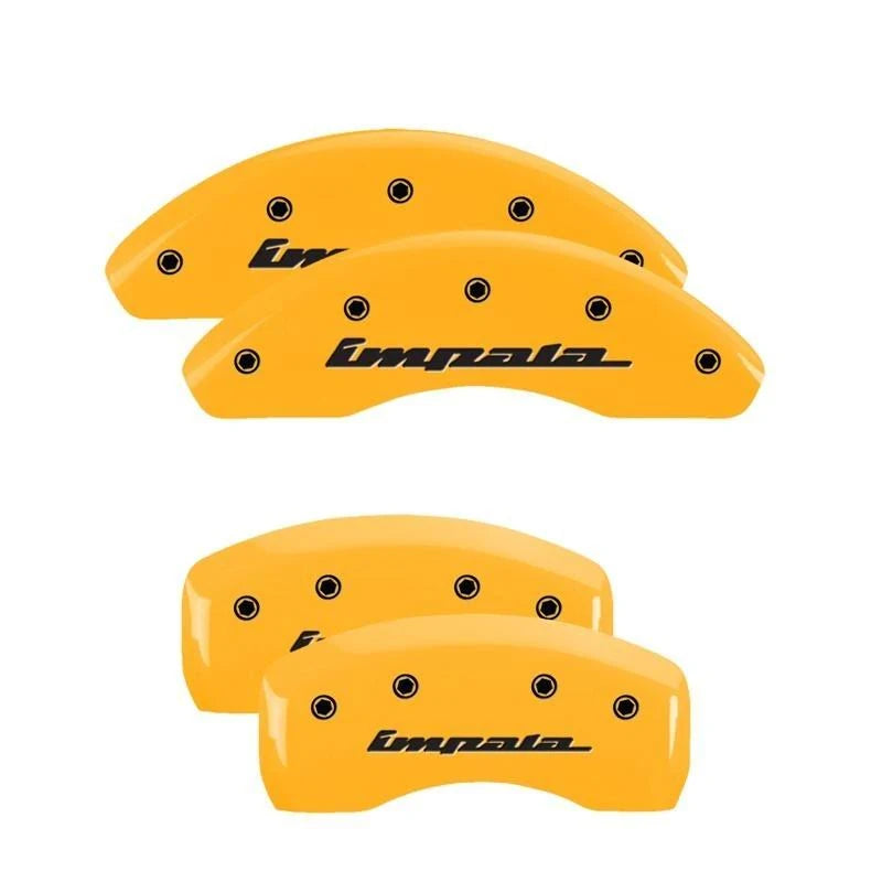 4 Caliper Covers Black Finish Silver CH Q326138
