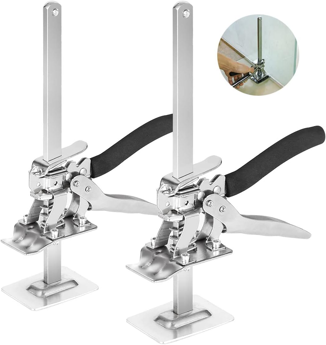 2 Packs Hand Lifting Tool Jack, 220 lb, Solid Rod B1655