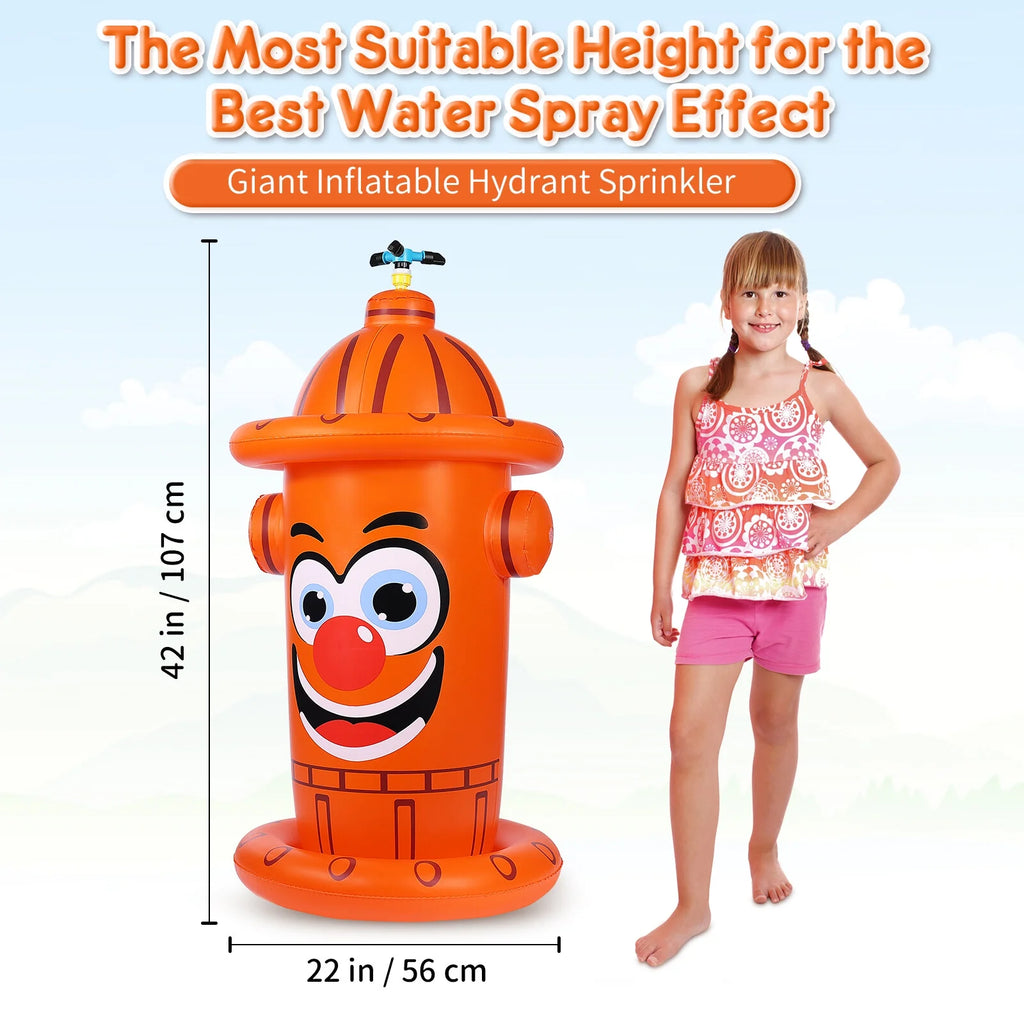 Inflatable Hydrant Water Sprinkler Toy Q226