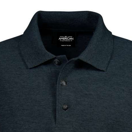 Men’s Cotton Stretch Long Sleeve Polo Shirt