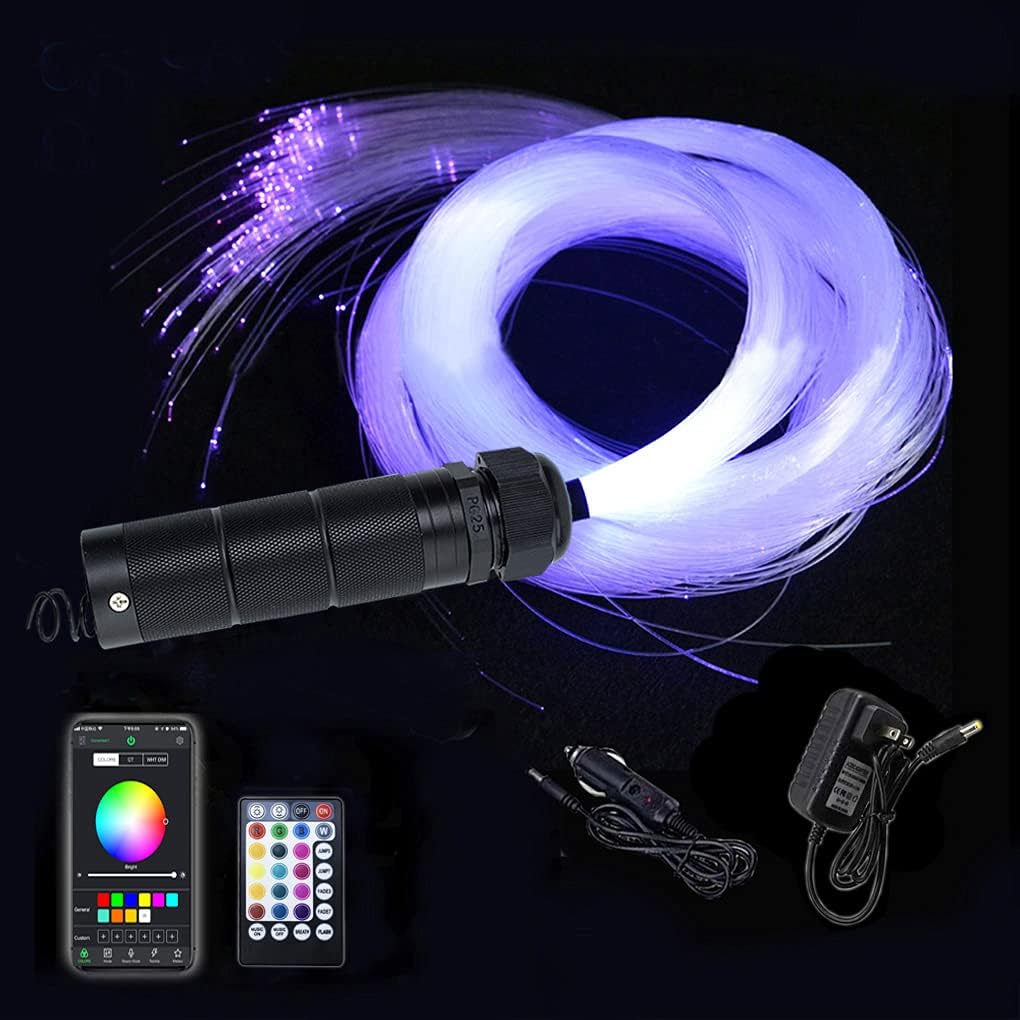 450pcs 0.03in 9.8ft RGBW LED Fiber Optic Star Ceiling Light Kit M119
