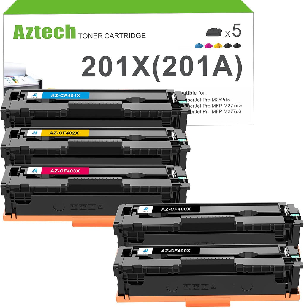 Black Cyan Yellow Magenta 5-Pack Toner Cartridge B837756