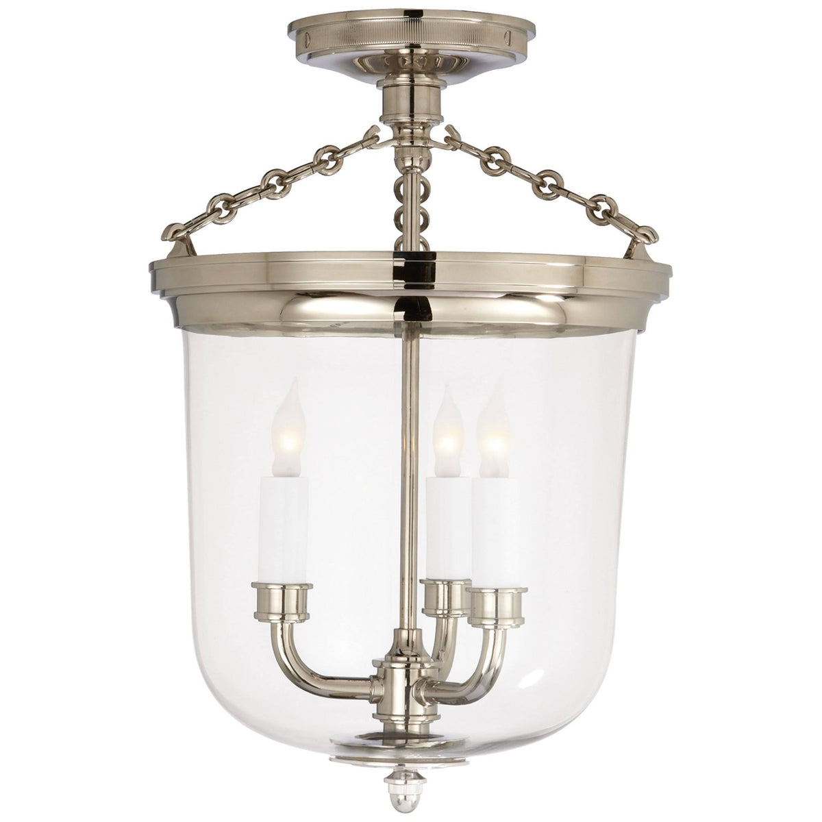 Semi-Flush Mount - Nickel C69112