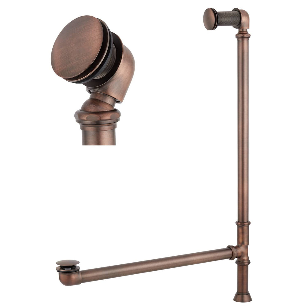 Pop-Up Tub Drain with Swivel Head O956