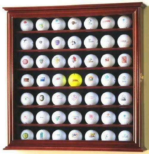 108 Golf Ball Display Case Cabinet Wall Rack Holder S801