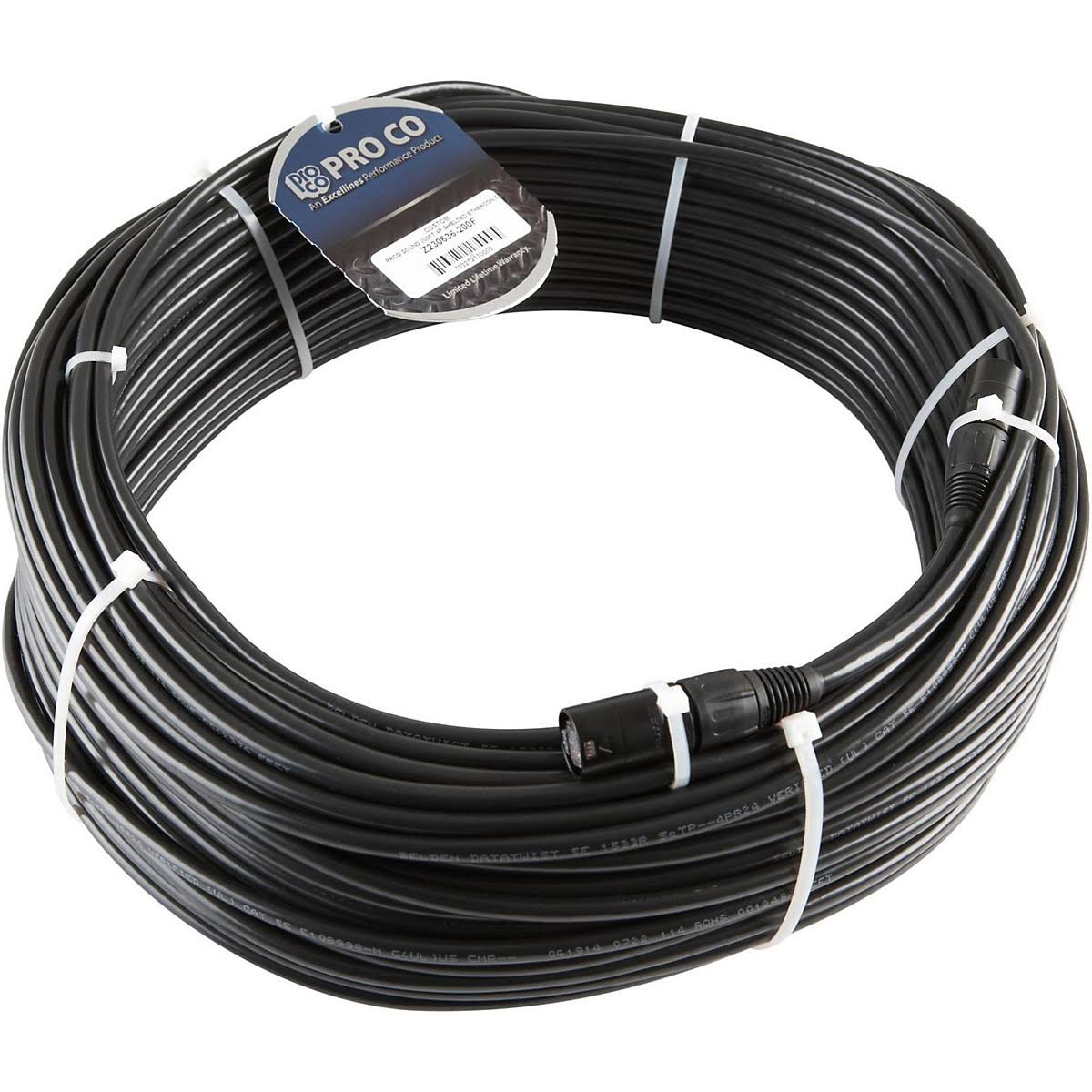 Ethercon Cat5e 4P Shielded 200 ft. B50001