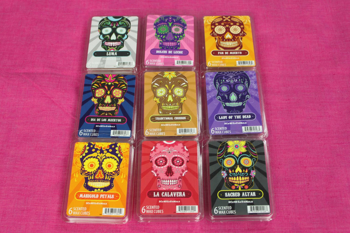 Day of The Dead Wax Melt Cubes A4952