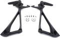 Rear Passenger Foot Pegs Footrest Bracket Black Pack of 2 P71350