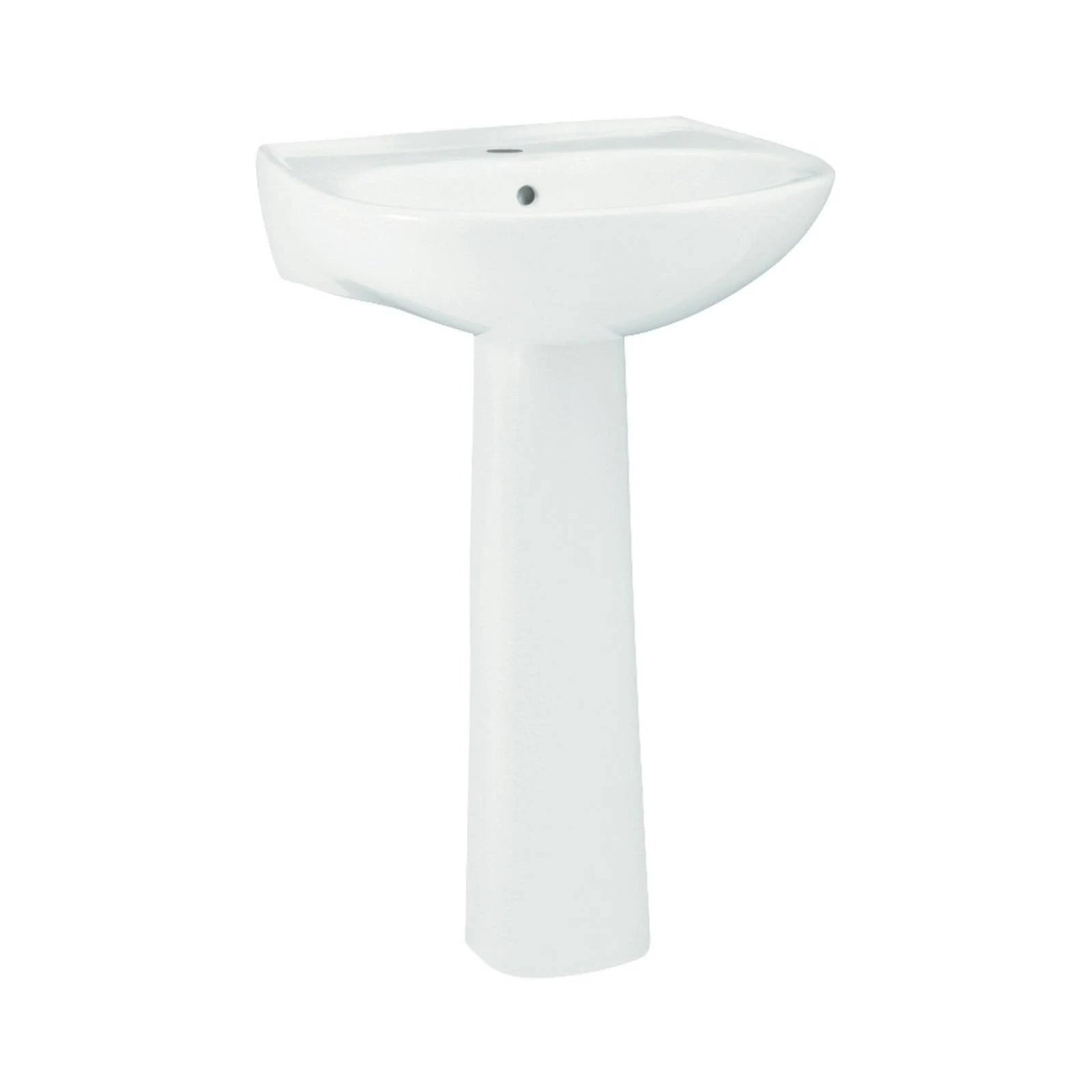 White Pedestal Sink I41496