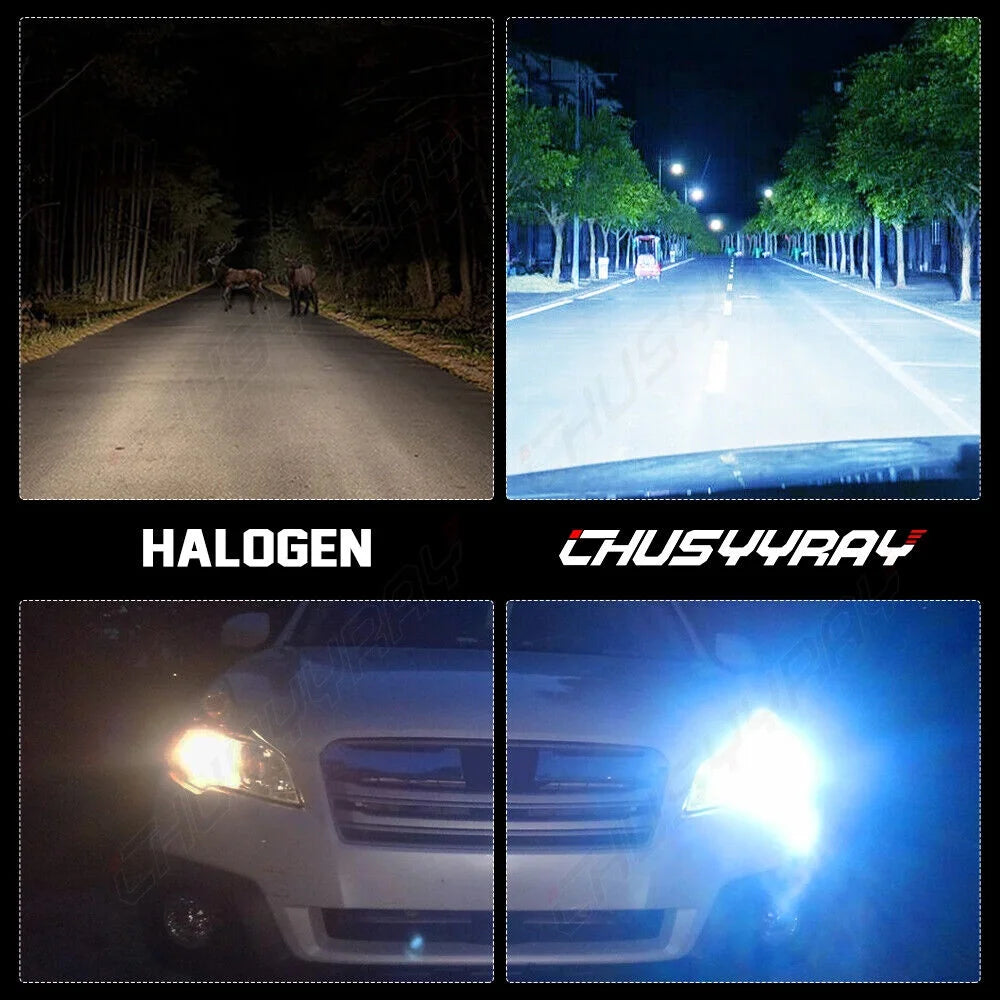 2x H11B LED Headlight Bulbs Kit Low Beam 8000K Ice Blue J7071