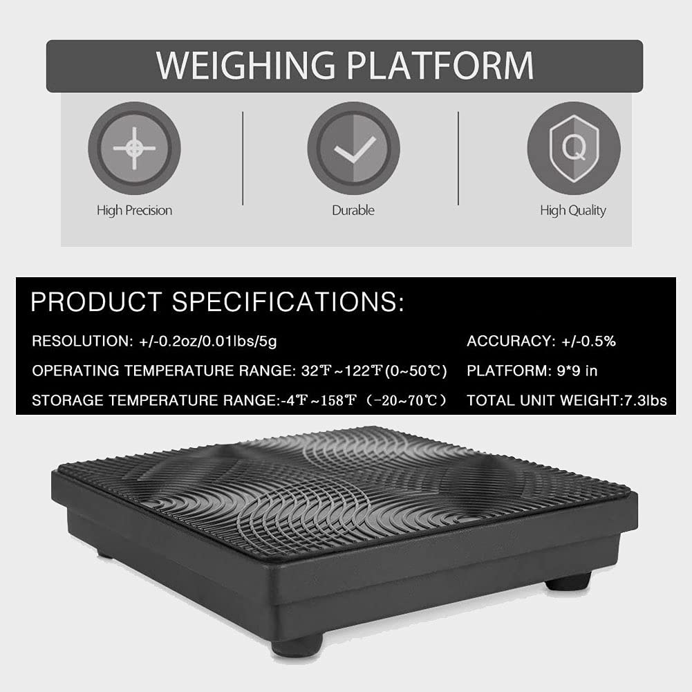 220LB Portable Digital Refrigerant Charging Weight Scale with Case, Pack of 2 G8253