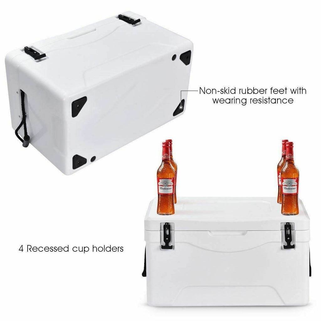 20QT Lockable Fishing Camping Cooler Ice Chest D881579