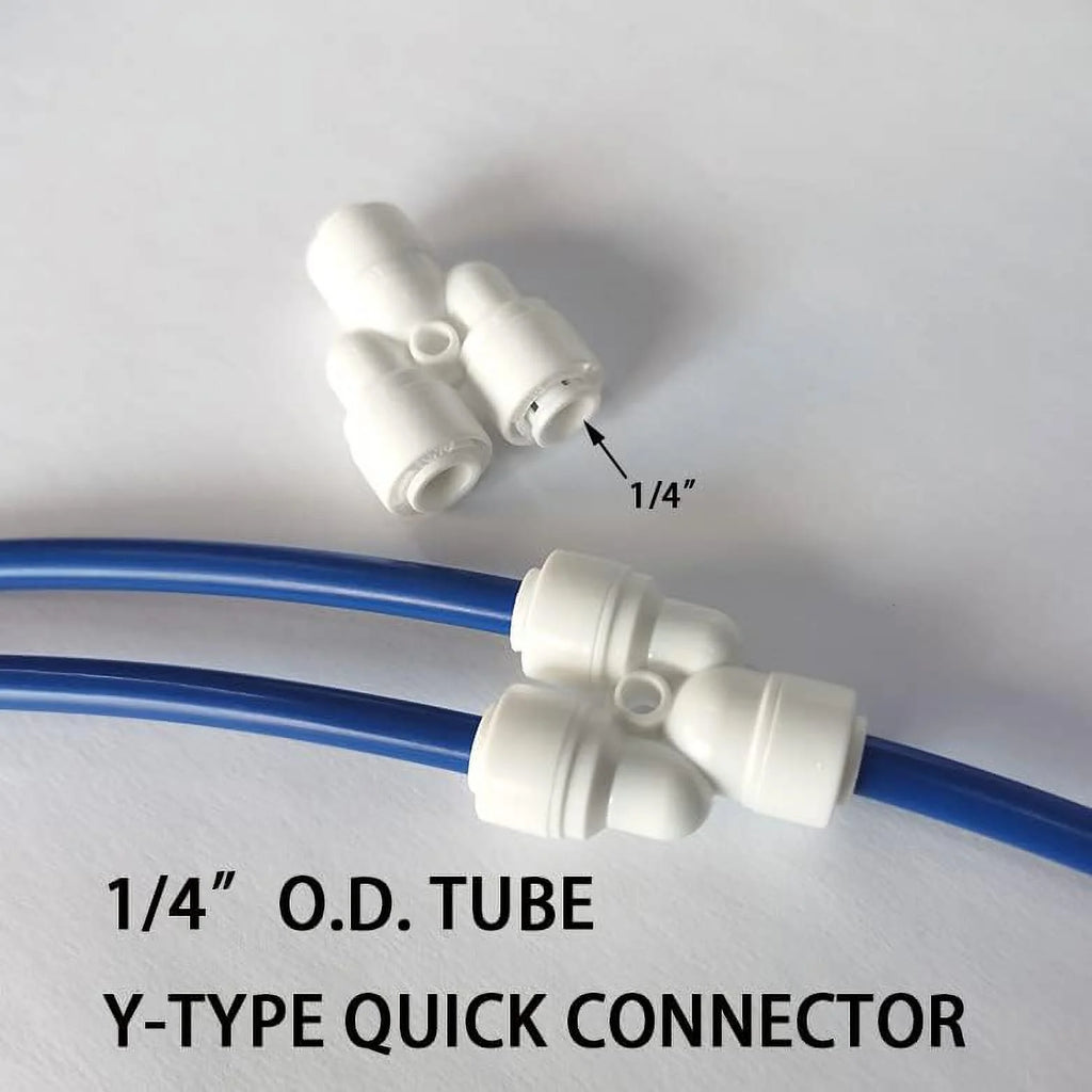 1/4 inch O.D. 32.8ft RO Water Tubing with 10pcs Quick Connector V757