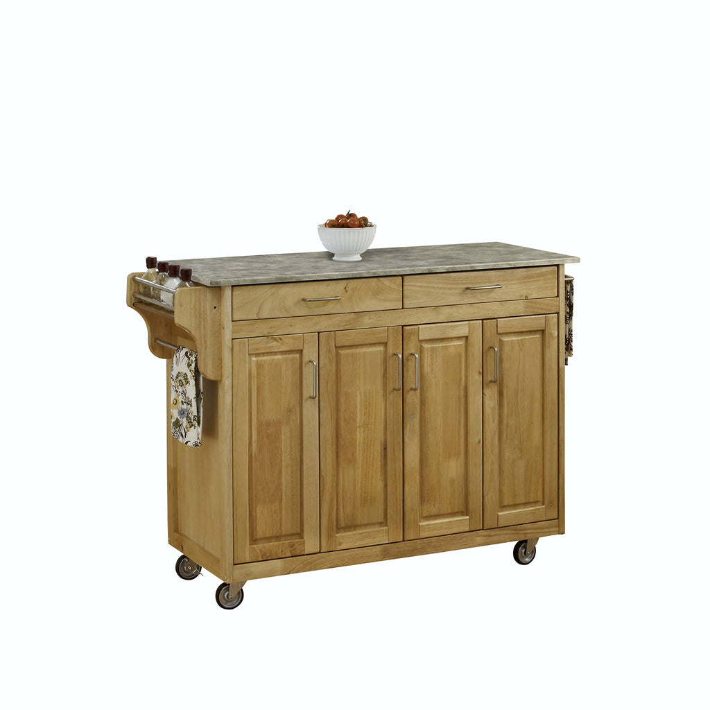 Natural Concrete Top Cart K1030