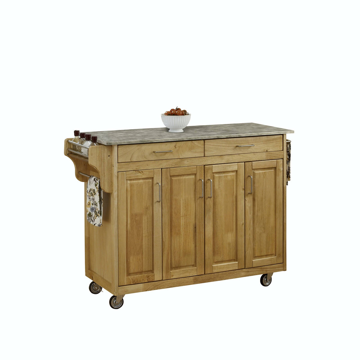 Natural Concrete Top Cart K1030