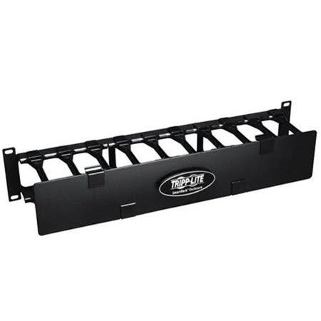 Steel Horizontal Cable Manager with Finger Duct 2URM S697243