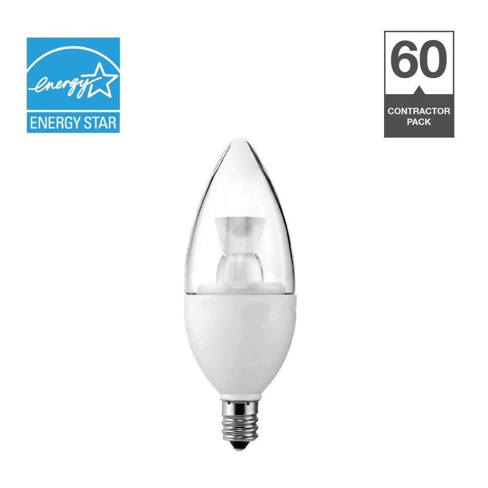 5W Dimmable Warm White Light Bulbs 60-Count Contractor Pack V865206