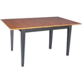 Black/Cherry Dining Table with Butterfly Extension M912