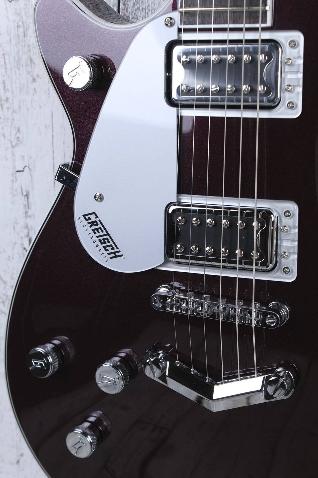 Left Handed Dark Cherry Metallic Electric Guitar H814336
