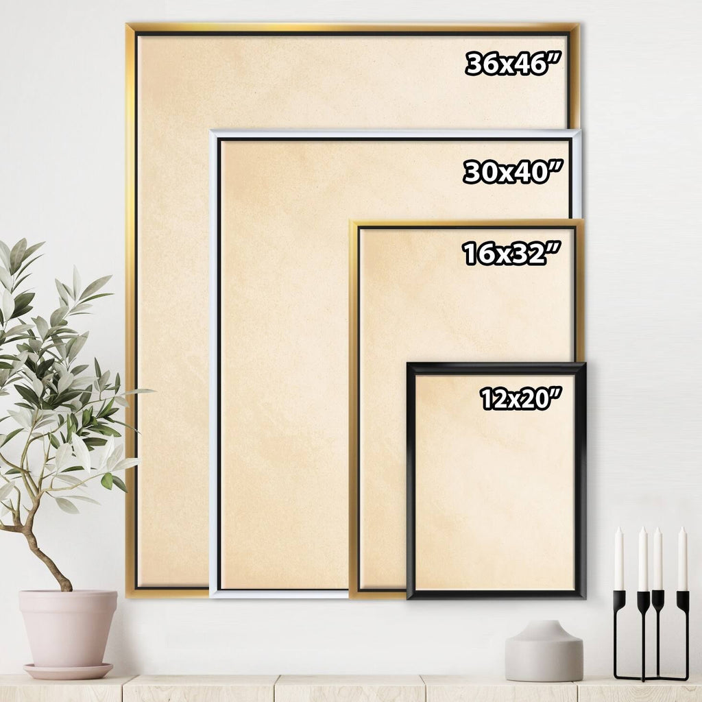 Gold Framed Canvas T49888
