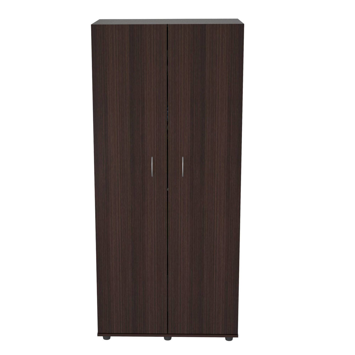 Two Door Espresso Wardrobe Armoire T7423