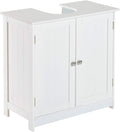 White Pedestal Sink Bathroom Vanity Cabinet M124584