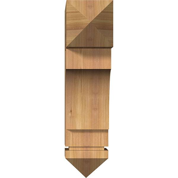 5 1/2x22W x 18x22D x 22x22H Western Red Cedar Bracket S84385