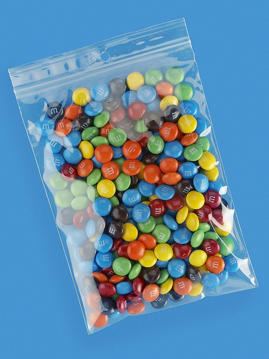 Reclosable Polypropylene Bags - 2 mil, 5 x 7 Q32806