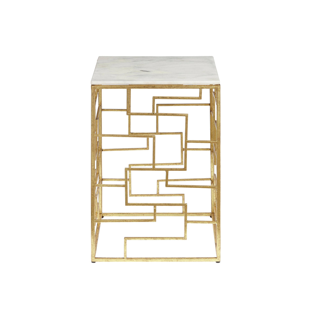 White Accent Table C675