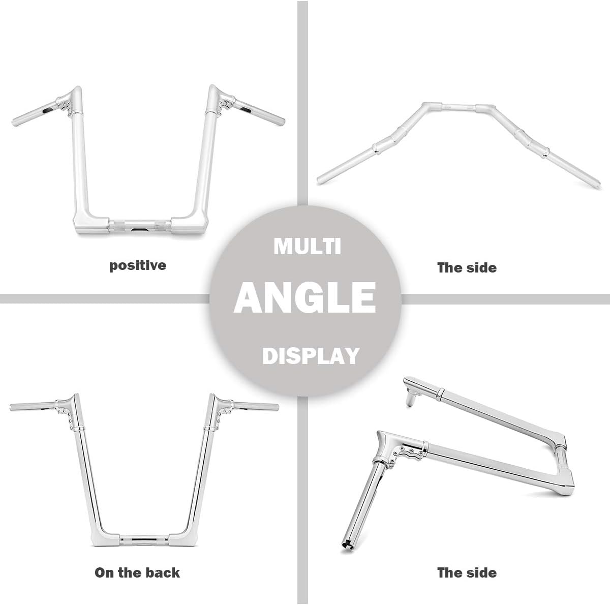 16" Rise Adjustable Ape Hanger Handlebar V714