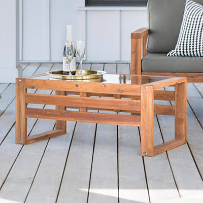 Acacia Wood Coffee Table T20745