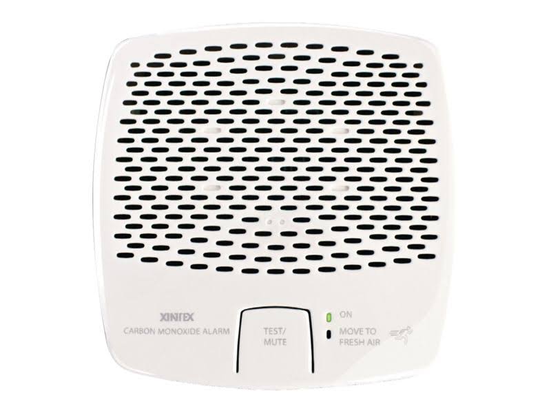 Carbon Monoxide Alarm Battery Operated White I836258