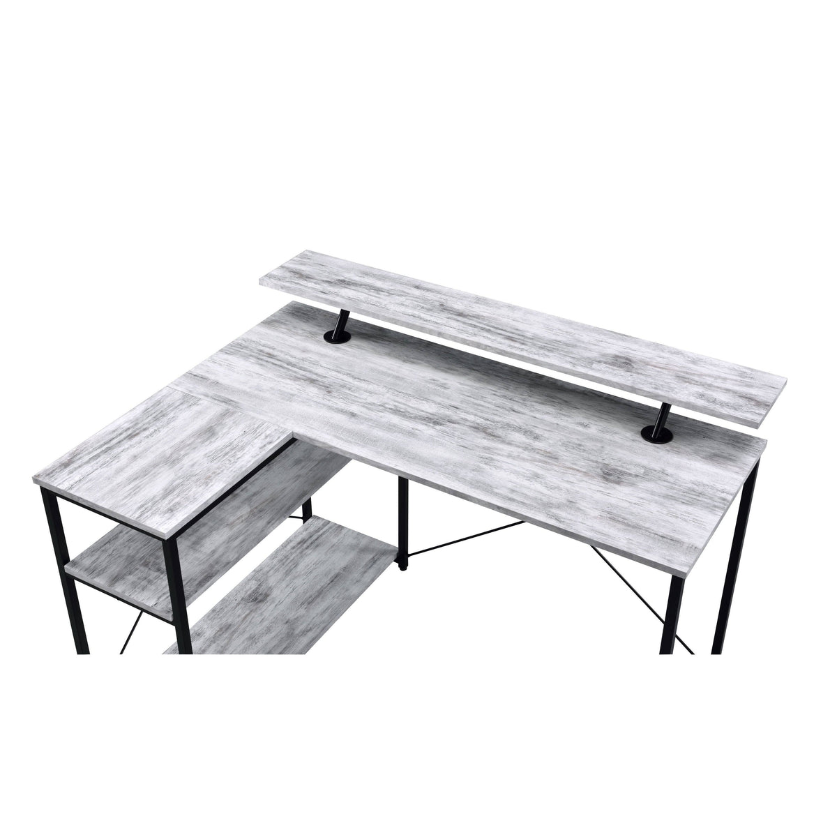 Antique White u0026 Black Writing Desk T56670