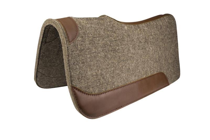 Chocolate Felt Western Saddle Pad K172