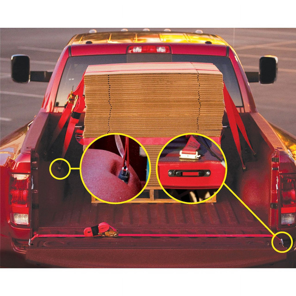 Tie Down Strap Kit, Cam Buckle, Poly, 16ft. Y57155