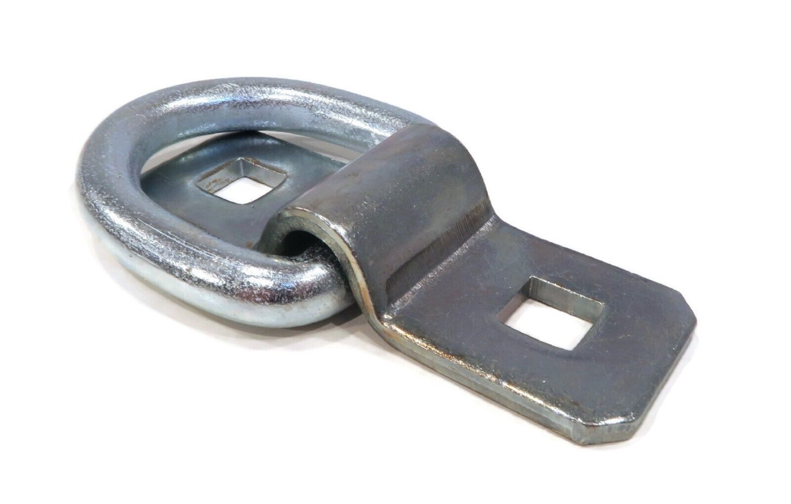 12-Pack 3/8" Steel D Ring Rope Tie Downs for Trailer Flatbed Truck Anchor Cargo S2233