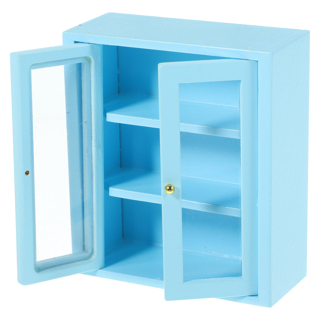 Wooden Miniature Cabinet Model Ornament I802571