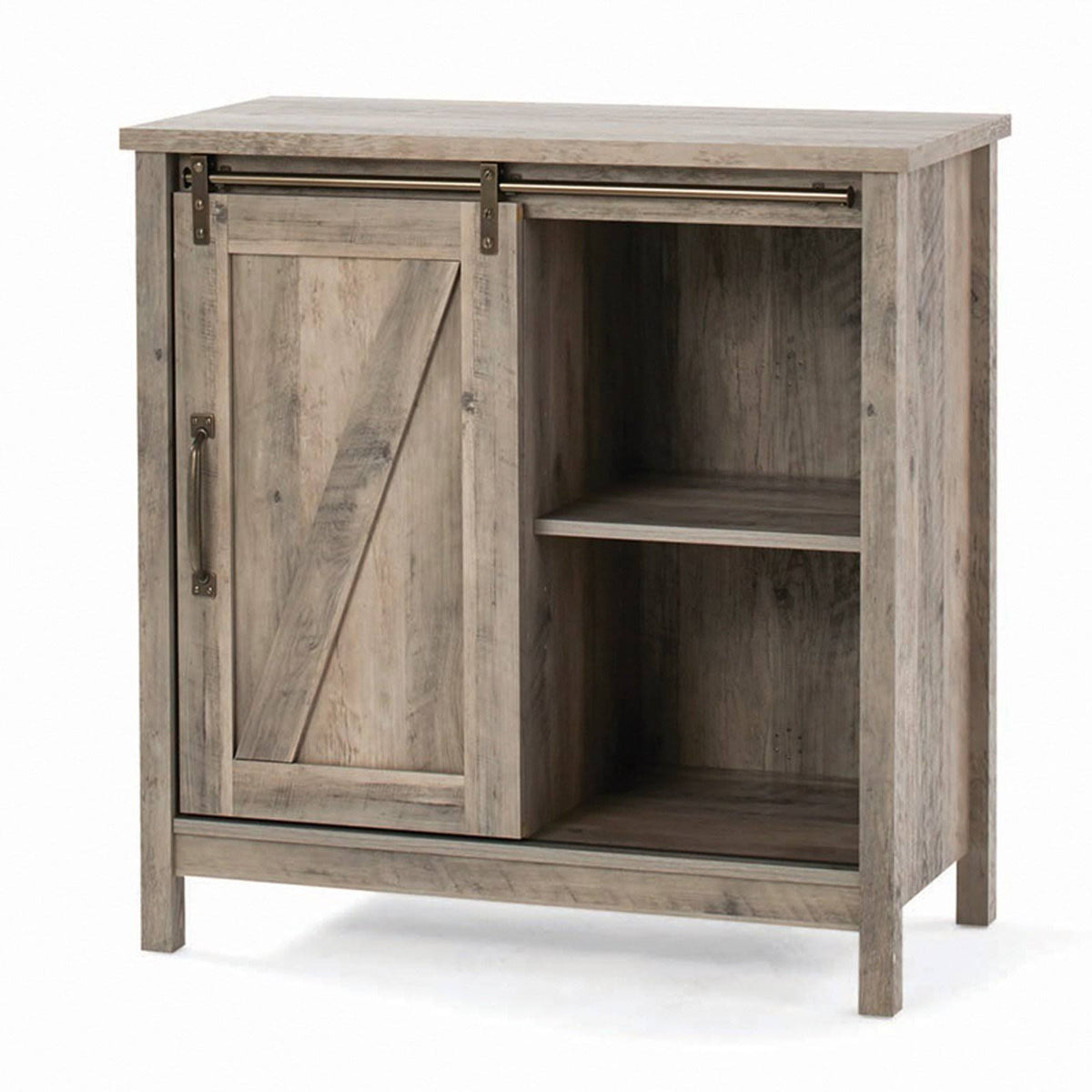 Rustic Gray Accent Storage Cabinet Y43169
