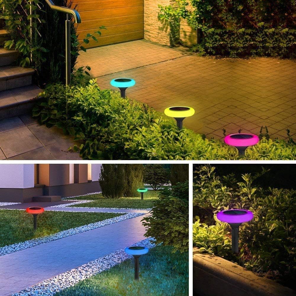 7 Color Solar Pathway Lights (4Pack) O7551