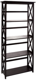 5-Tier Bookcase Espresso L5367