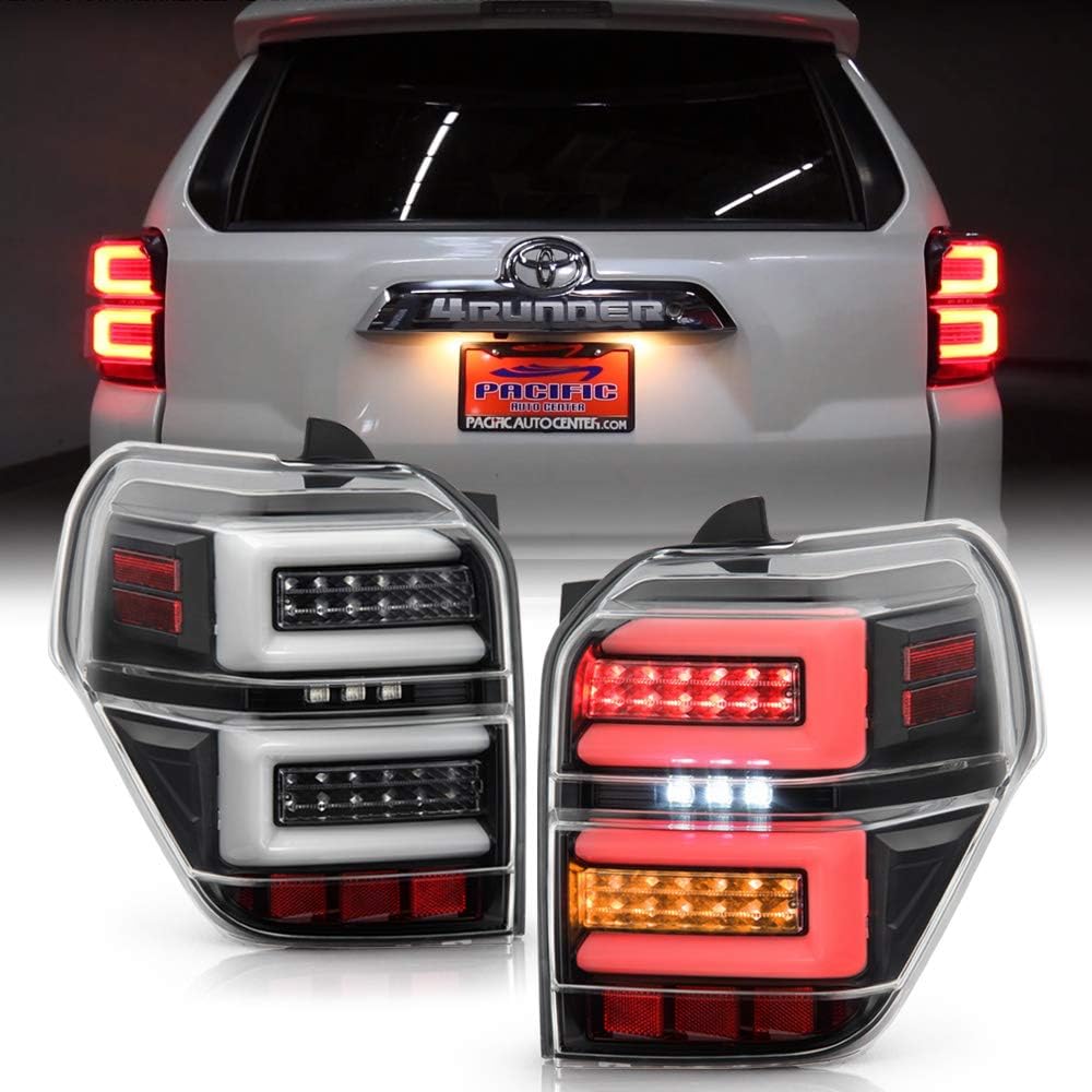 Black Housing Full LED Tube Tail Lights Z870