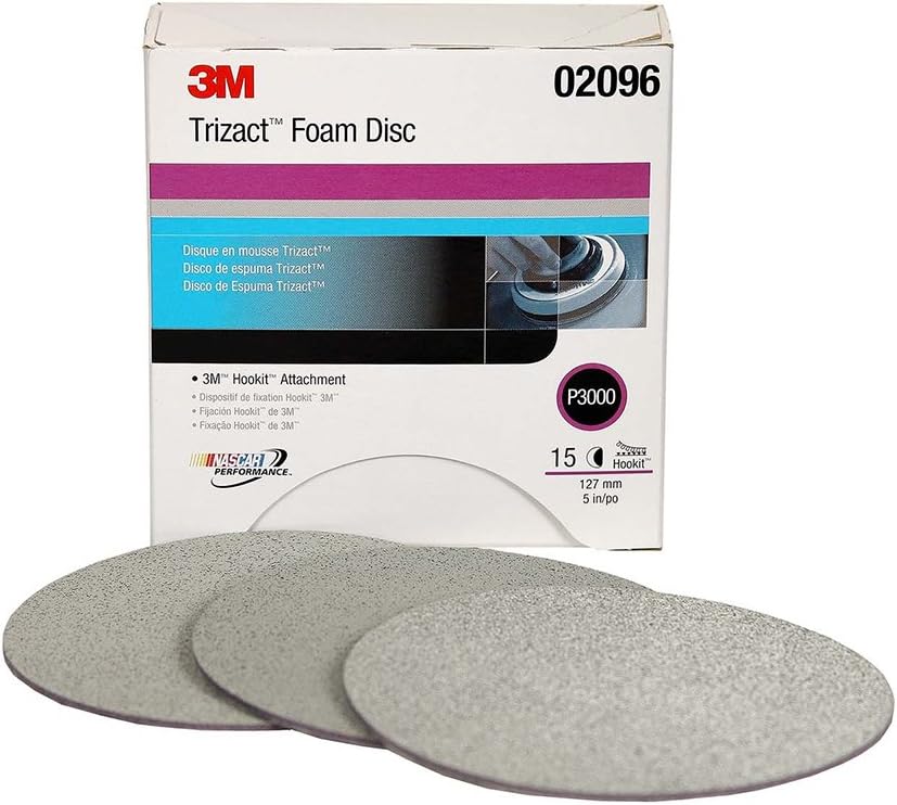 5 in 3000 Foam Disc, 15 discs per carton, Pack of 2 O23934