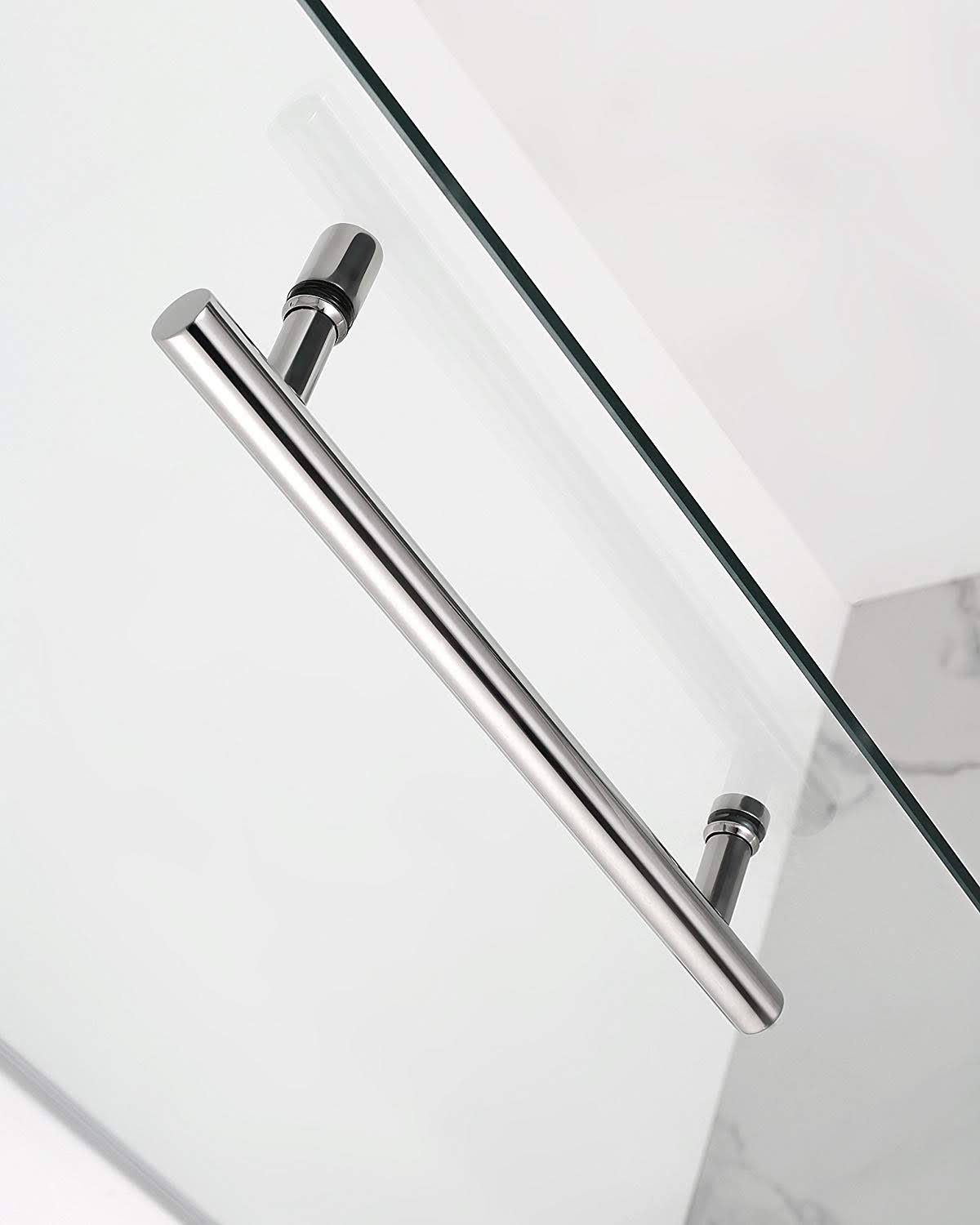 72x22 High x 28x22 Wide Frameless Shower Door Chrome O131