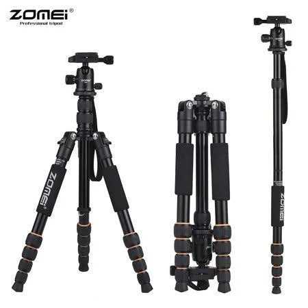 59inch Compact Travel Aluminum Alloy Camera Tripod Monopod with Ball Head Carry Bag F652505