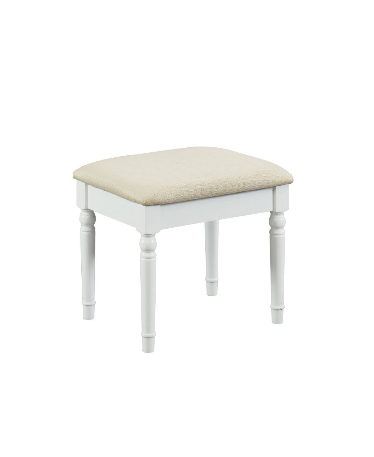 White Two-Drawer Vanity Set V456