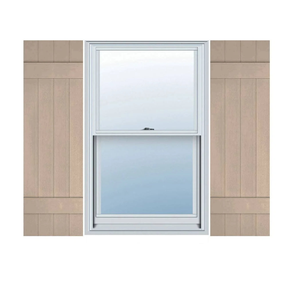 Board-n-Batten Shutters with Shutter-Loks (Per Pair) D95011